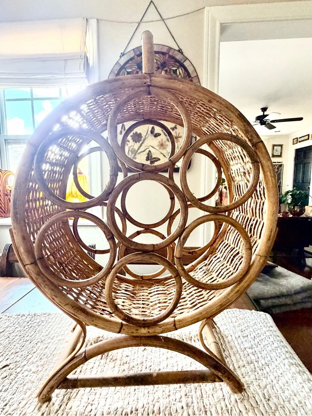 Vintage handcrafted round